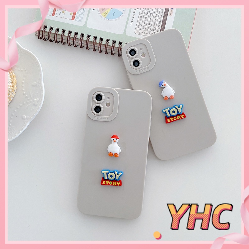 ốp iphone Hình Chú Vịt 3D Cho Iphone6 6splus 7 7plus 8plus XR X XS 11 12 Pro max Plus Promax max-065