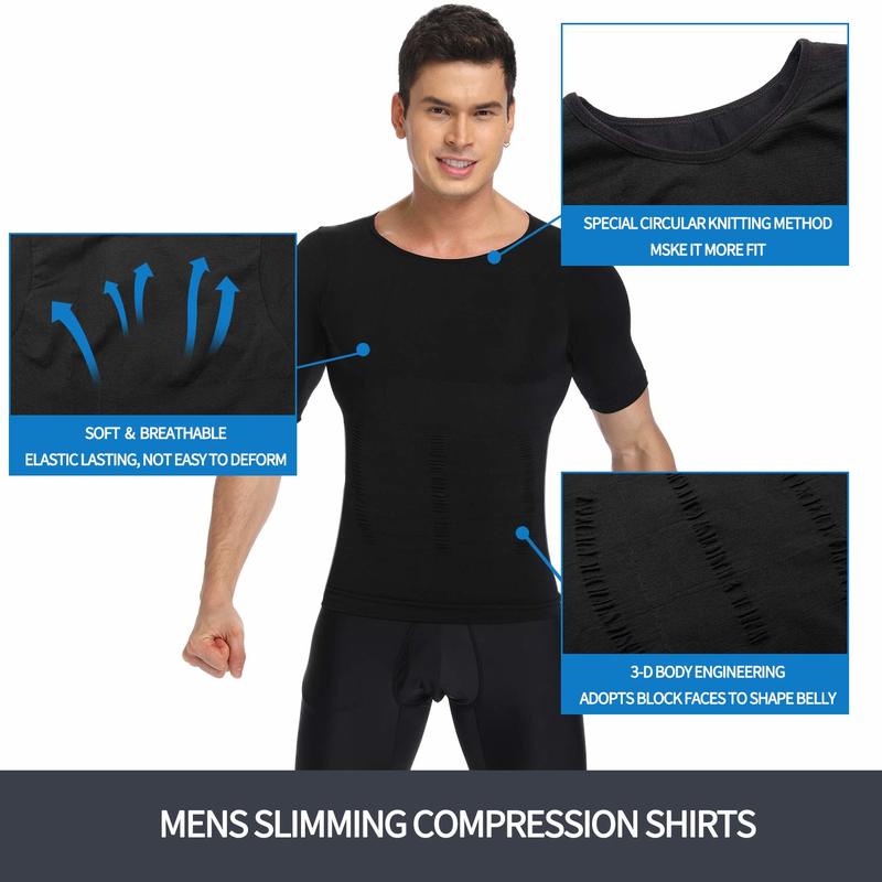 Áo Định Hình Cơ Thể Co Giãn Ôm Dáng Dành Cho Nam