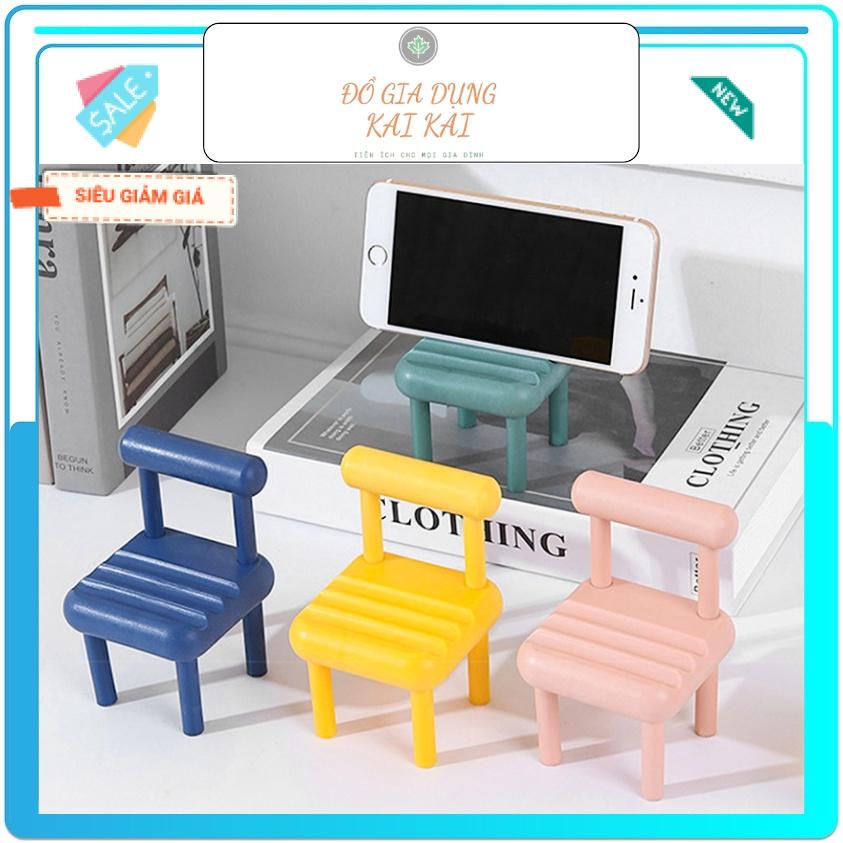 Kệ để điện thoại hình chiếc ghế decor bàn làm việc siêu xinh, Giá đỡ điện thoại tiện dụng thiết kế siêu chắc chắn