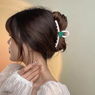 Kẹp tóc , gấp tóc 11cm hình tim mờ LOVE