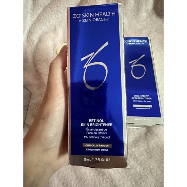 Kem dưỡng trắng và tái tạo da 0.5%, 1.0% Retinol Skin Brightener Zo 5-10ML