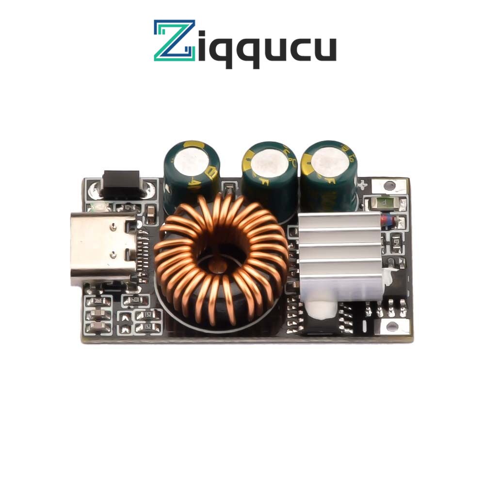 Bảng mạch sạc nhanh ZIQQUCU DC Buck Type C/ USB 30W DIY dành cho điện thoại trên xe hơi