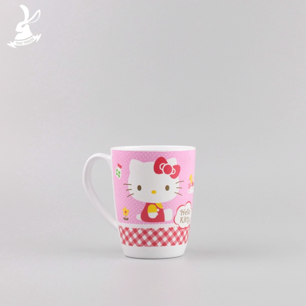 Bộ chén dĩa ăn dặm trẻ em hoa văn Hello Kitty Pink cao cấp thương hiệu Superware