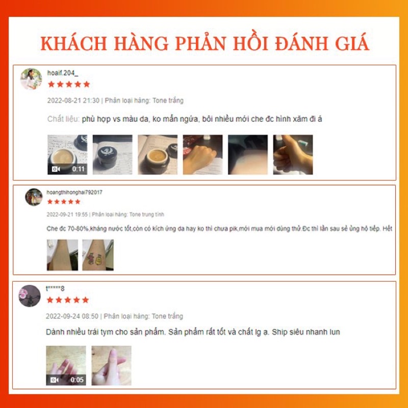 Kem che hình xăm Zip Tattoo 5g - Cam kết che phủ 100% diện tích hình xăm