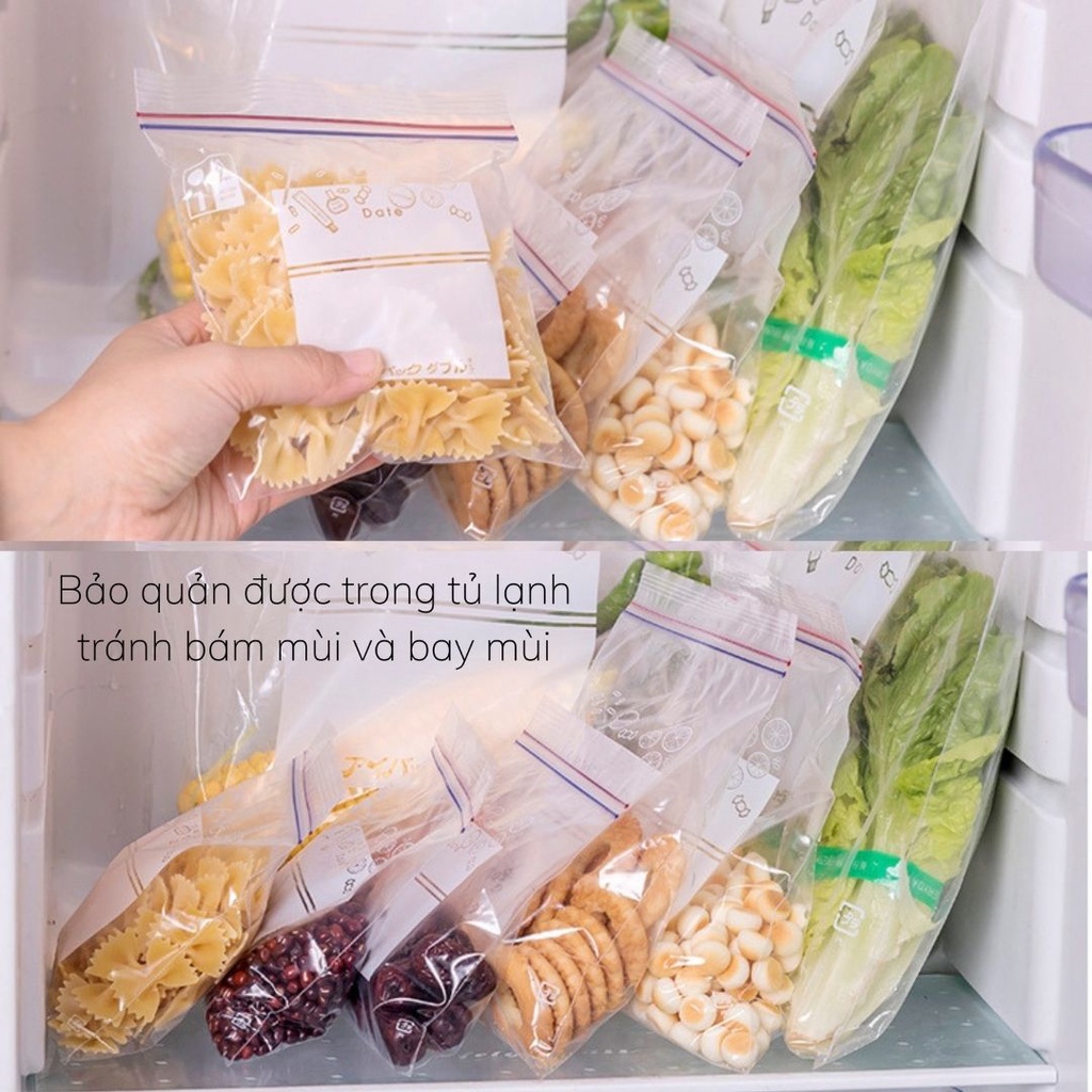 Túi Zip Đựng Thực Phẩm, Túi Zipper Bảo Quản Thưc Phẩm , Hộp Túi Có Khóa Kéo Zip Đựng Thực Phẩm An Toàn 88338 Tổng Kho Sỉ