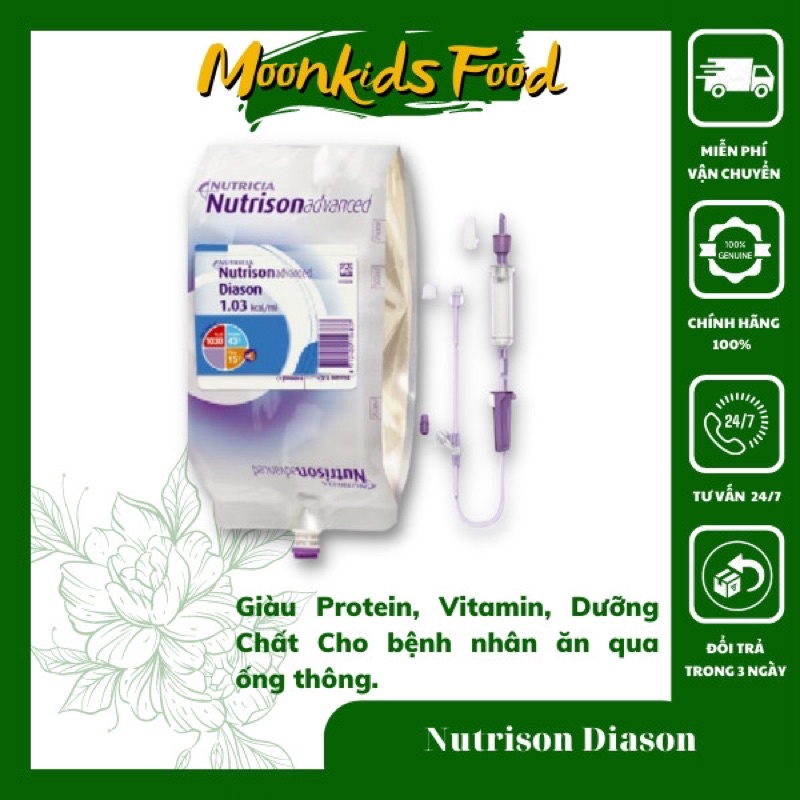 Sữa Nutrison Diason Dành Cho Người Bị Tiểu Đường Dùng Ăn Qua Đường Ống Thông