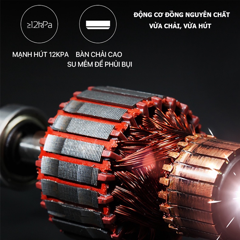 Máy hút bụi cầm tay Deerma DX118C cao cấp Tặng kèm 3 đầu hút đa năng bảo hành chính hãng