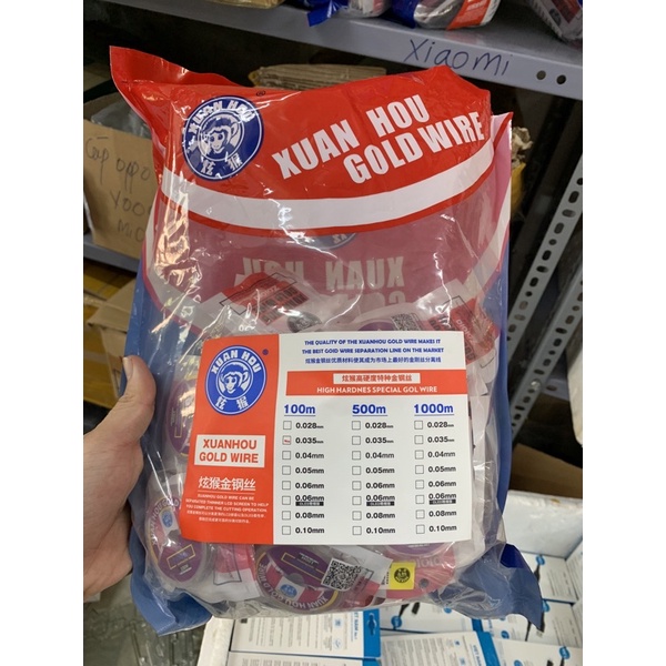 Dây cắt kính 0.028mm Xuan Hou cao cấp size 100m