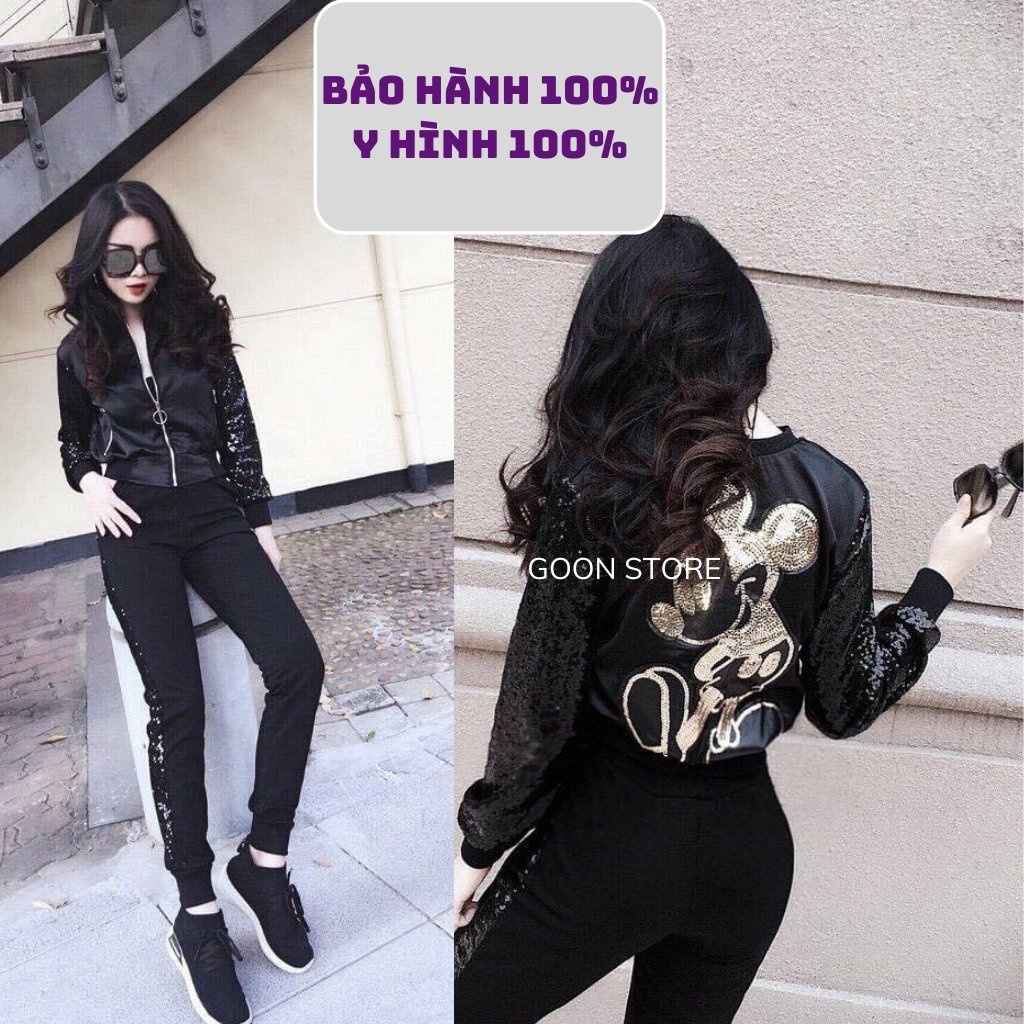 Bộ thu đông hàng thiết kế áo chất liệu lụa nhật và quần nỉ quảng châu cao cấp lên dáng siêu xinh