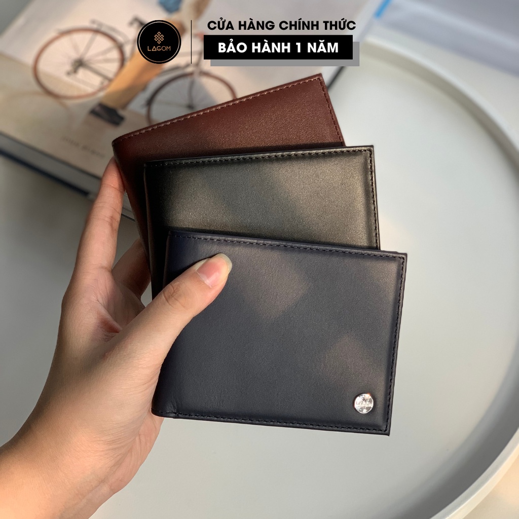 Ví Nam Da Thật LAGOM Tidy Wallet - Dáng Ngang