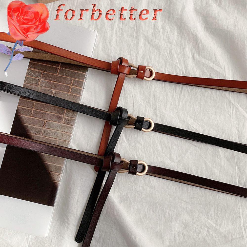 Thắt Lưng Mỏng Có Khóa Kim Loại Điều Chỉnh Được Phong Cách Vintage Thời Trang Nữ