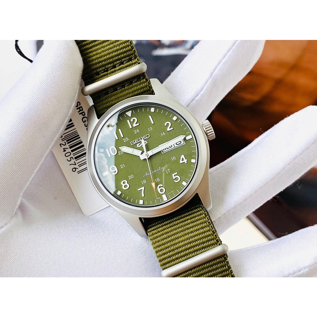 Đồng hồ nam dây vải Seiko 5 Field Sport SRPG33K1