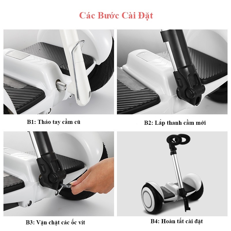 Tay Cầm Xe Điện Cân Bằng Ninebot MiniPRO MiniLITE Mini ROBOT SCooter Thanh Tay Cầm Xe Cân Bằng Tay Cầm xe cân bninebot