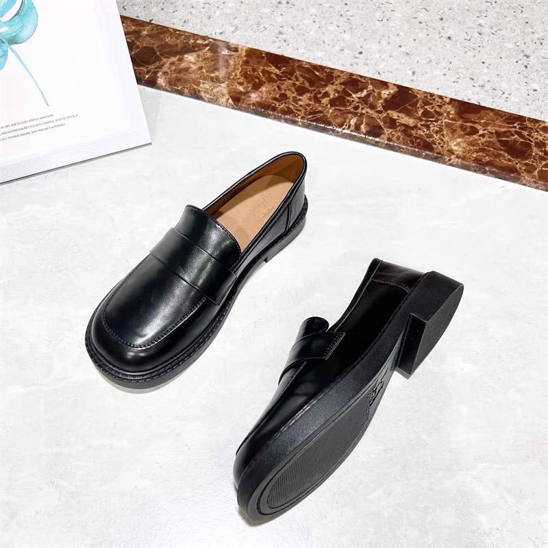 Giày Oxford Nữ Cao Cấp Hot Trend đế bệt , da mềm D877581