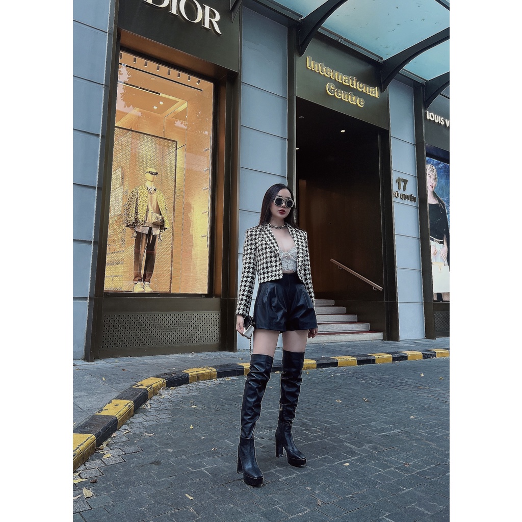 Áo vest dạ tweed zz AV111