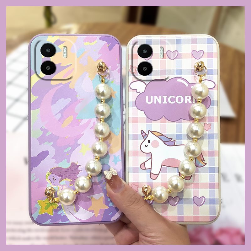Cute Anti-fall Phone Case For Xiaomi Redmi A1 4G/A2 4G
 phone case Back Cover Liquid silicone shell soft shell Camera all inclusive