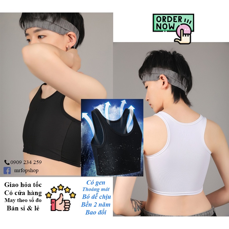 Áo nịt ngực vải lưới dạng tròng,có gen, viền nhỏ siêu mát (LUKG) TomTrans