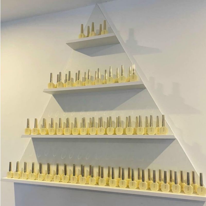 Giá kệ tam giác - để sơn nail - mỹ phẩm - nước hoa
