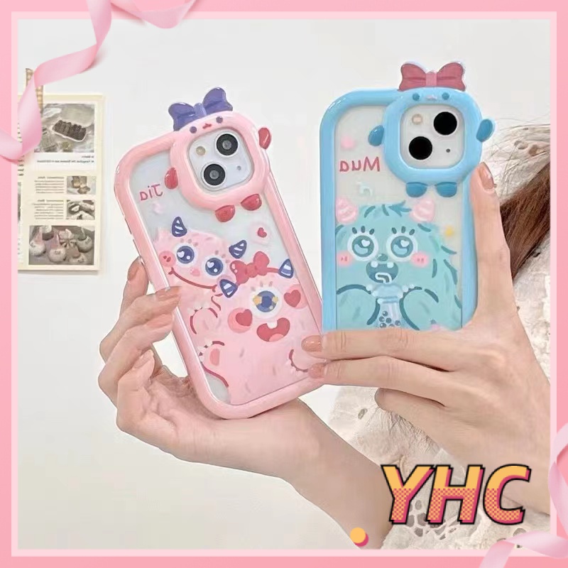 Ốp Điện Thoại Họa Tiết Quái Vật Nhỏ Dễ Thương Cho iPhone 14 XR 6 6 6s 7 8 plus 11 13 12 14 Pro Max XR X XS Max se-5027