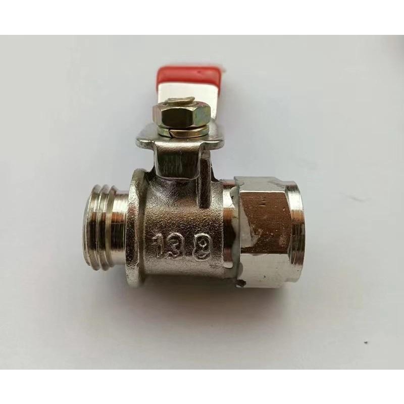 Van khóa bi INOX 304 | Khóa van bi  INOX 304 | 13.8 mm loại tốt chuyên bình xịt điện, rửa xe cao áp