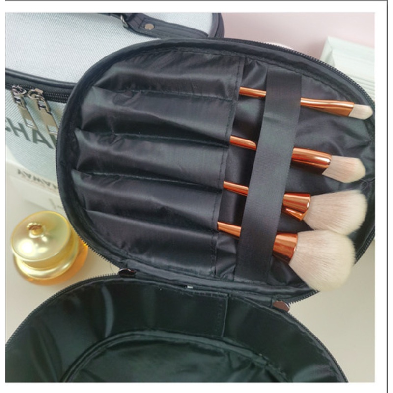 Túi canvas Đựng Mỹ Phẩm Sức Chứa Lớn Thiết Kế Đơn Giản Tiện Lợi Dễ Sử Dụng Ốp