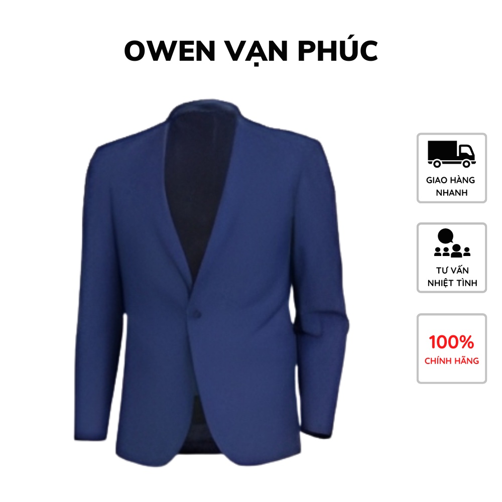 Áo Blazer Demi OWEN DM80623 Cho Nam Màu Xanh Da Trời Form Áo Lịch Lãm Tôn Dáng Thoải Mái