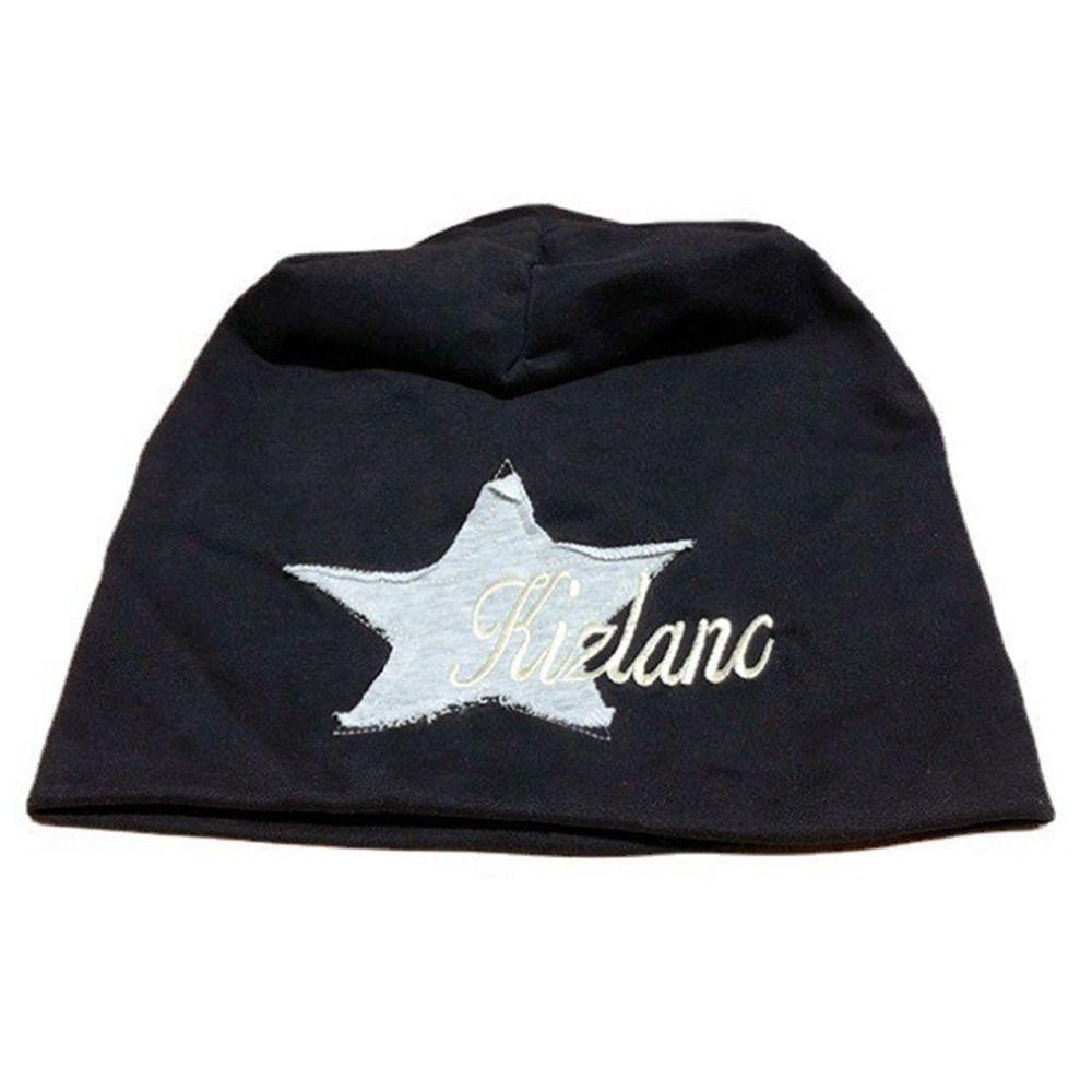 Mũ Beanie Màu Trơn Thêu Hình Ngôi Sao Dễ Thương Phong Cách Hàn Quốc Y2k