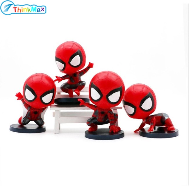 Set mô hình đồ chơi THINKMAX thiết kế Người Nhện Marvel trang trí nội thất