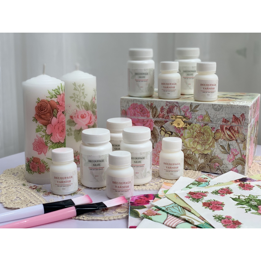 Keo decoupage, napkin art