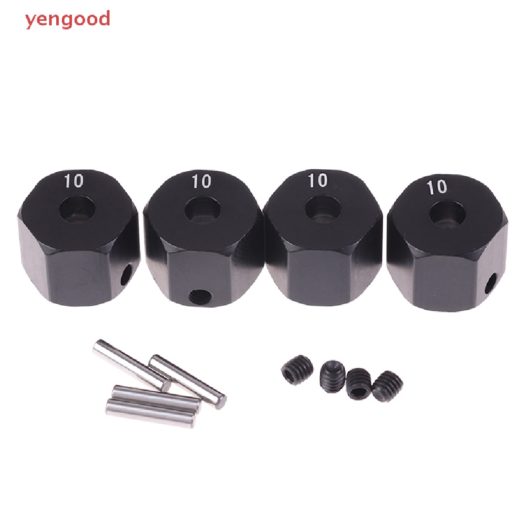 Set 4 Trục Bánh Xe 12mm Chuyên Dụng Cho Xe Hơi Điều Khiển Từ Xa HSP 1 / 10 8 9 10mm