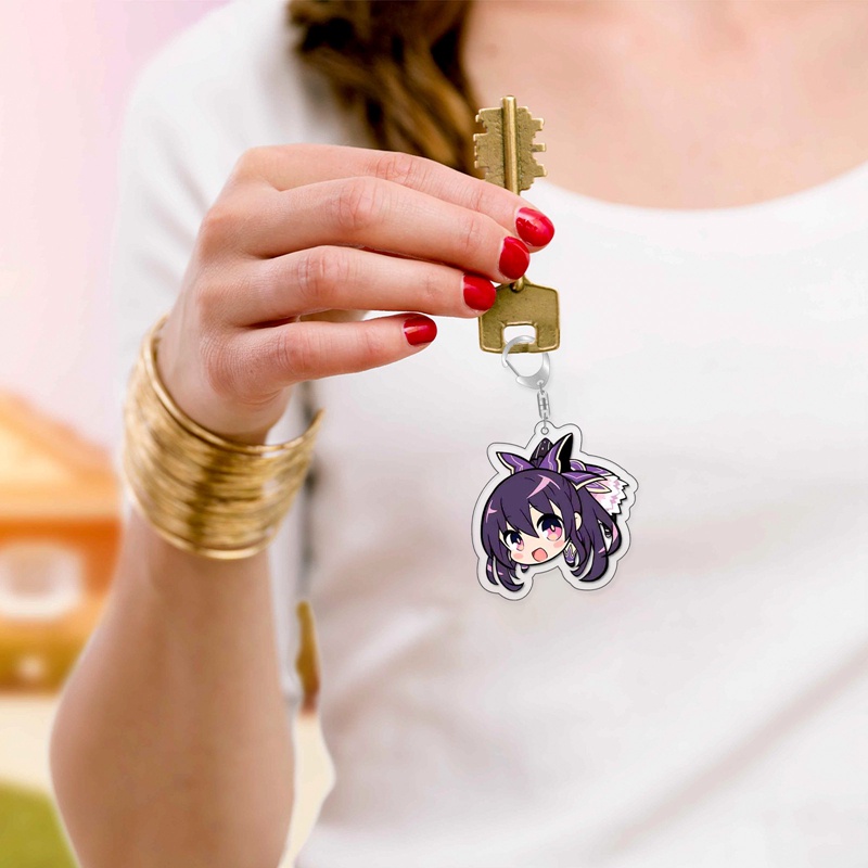 Móc Khóa Họa Tiết Hoạt Hình Date A Live Tokisaki Kurumi