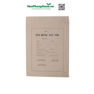 Túi đựng bài thi a3 theo mẫu của bộ gd&dt - hd
