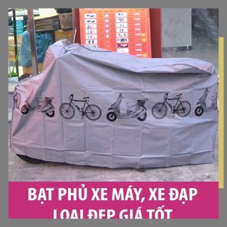 BẠT CHE NẮNG CHE MƯA CHO XE MÁY XE ĐẠP CAO CẤP