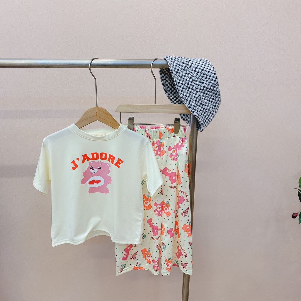 Set gấu kem J'ADORE Q.B Studio