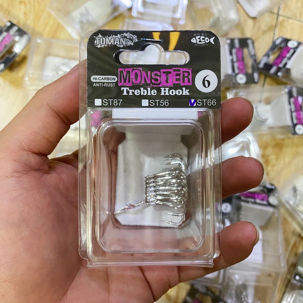 Lưỡi 3 tiêu Toman Monters - siêu cứng - siêu bén - chống gỉ sét