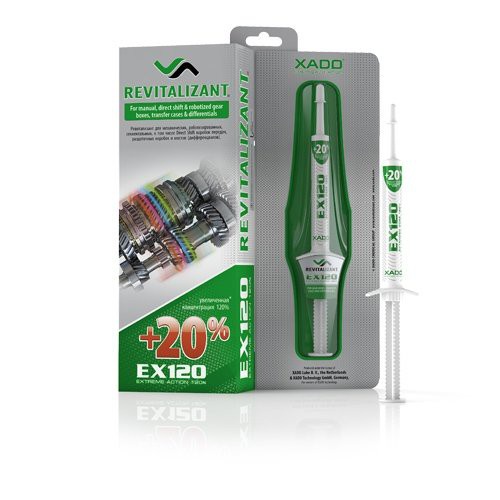 Phụ gia phục hồi cho hộp số chống hú và ồn Revitalizant EX120 for Gearbox  -Dùng 2 lần