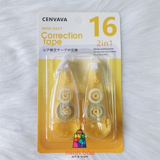 XÓA KÉO CENVAVA MINI 0427 (2 IN 1, 1 XÓA KÉO + 1 RUỘT THAY THẾ)