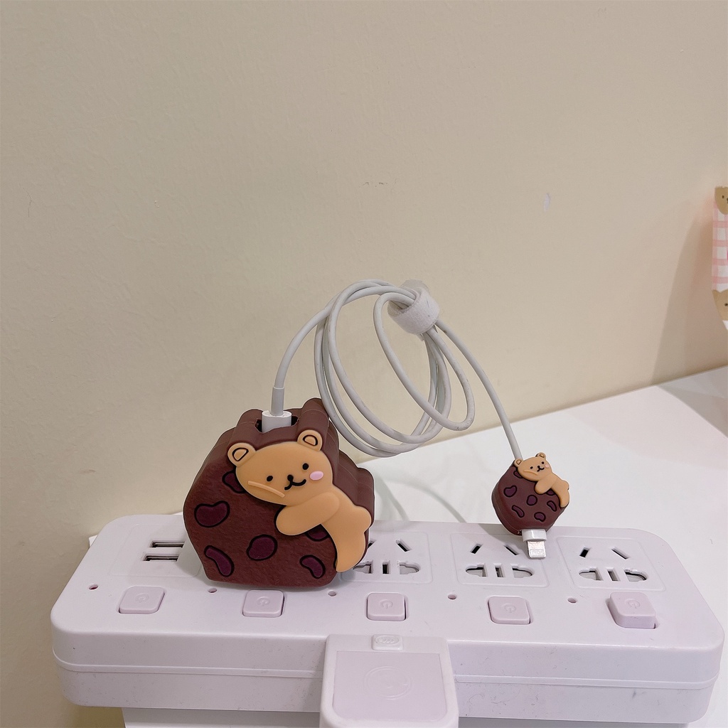 Set 2 Dây Cáp Sạc Nhanh / Truyền Dữ Liệu USB Type-c Hình Cá Mập 3D Bằng Silicon Chống Sốc Cho Apple iphone / ipad 18W / 20W Ốp