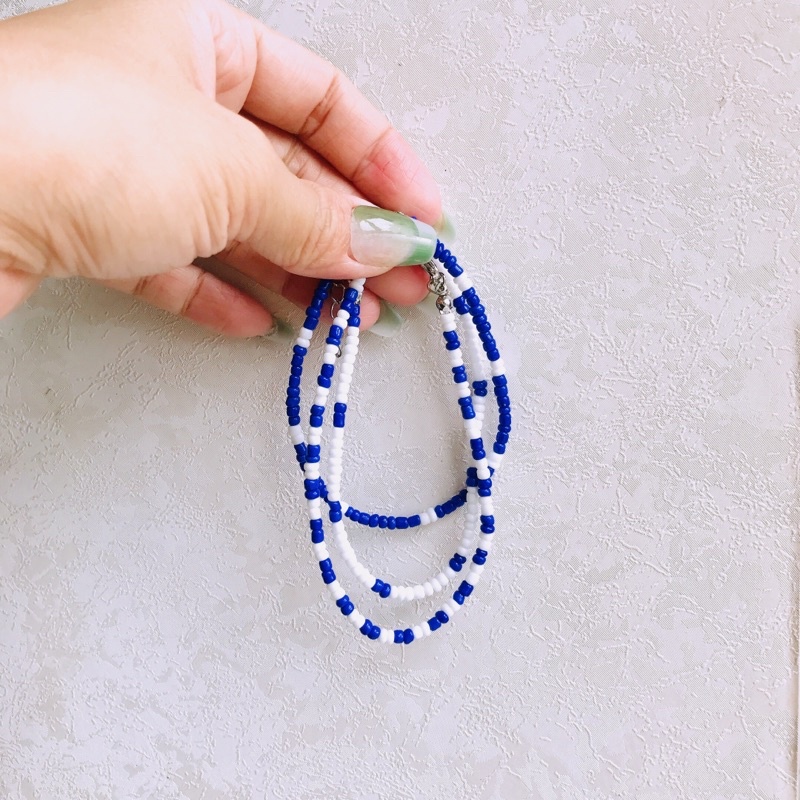 Vòng chân handmade chuỗi hạt cườm phong cách thời trang bohemian cho nam nữ
