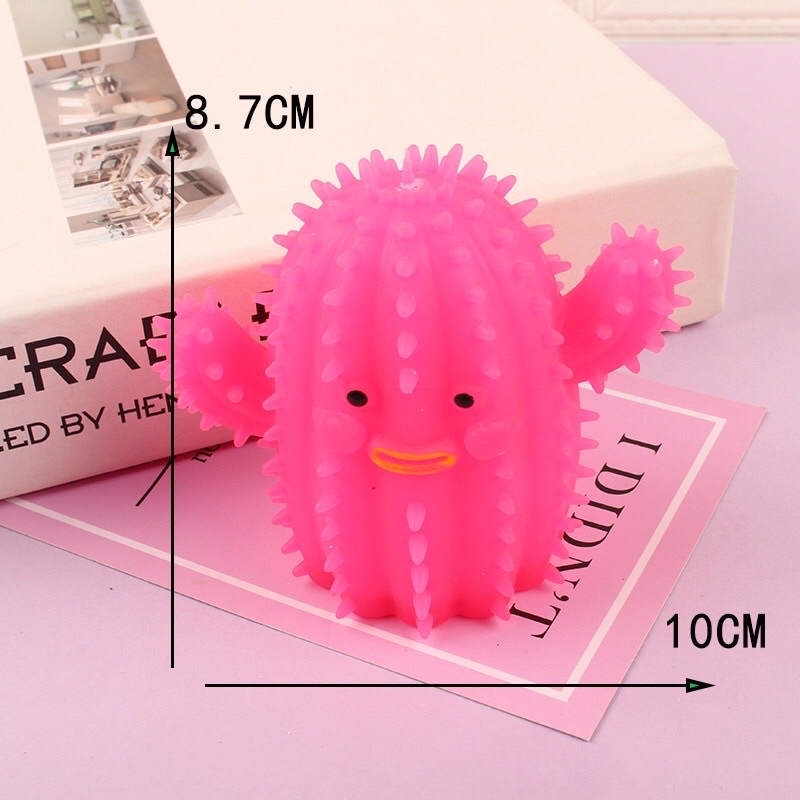 Đồ chơi Thú dẻo  bóp giảm stress hình picachu, gấu, xương rồng