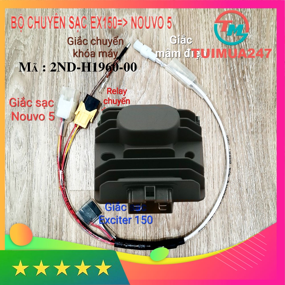 Bộ Sạc Yamaha Ex150 Độ Cho Nouvo 5