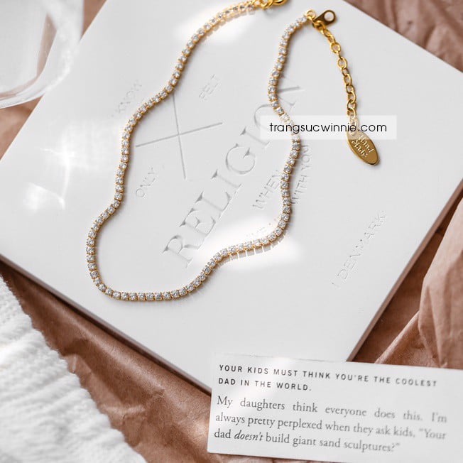 Lắc chân nữ titan Diamond line