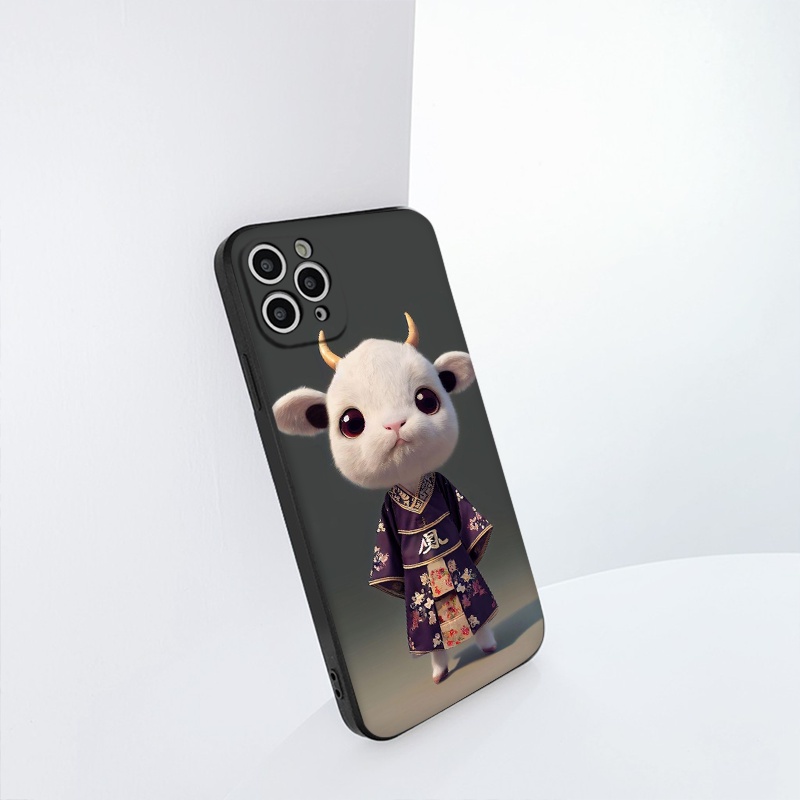 Ốp lưng iphone hình 12 con giáp cực chất dẻo vuông cạnh tuổi Tý Sửu Dần Mão Thìn Tỵ Ngọ Mùi Thân Dậu Tuất Hợi đủ mã 6-14