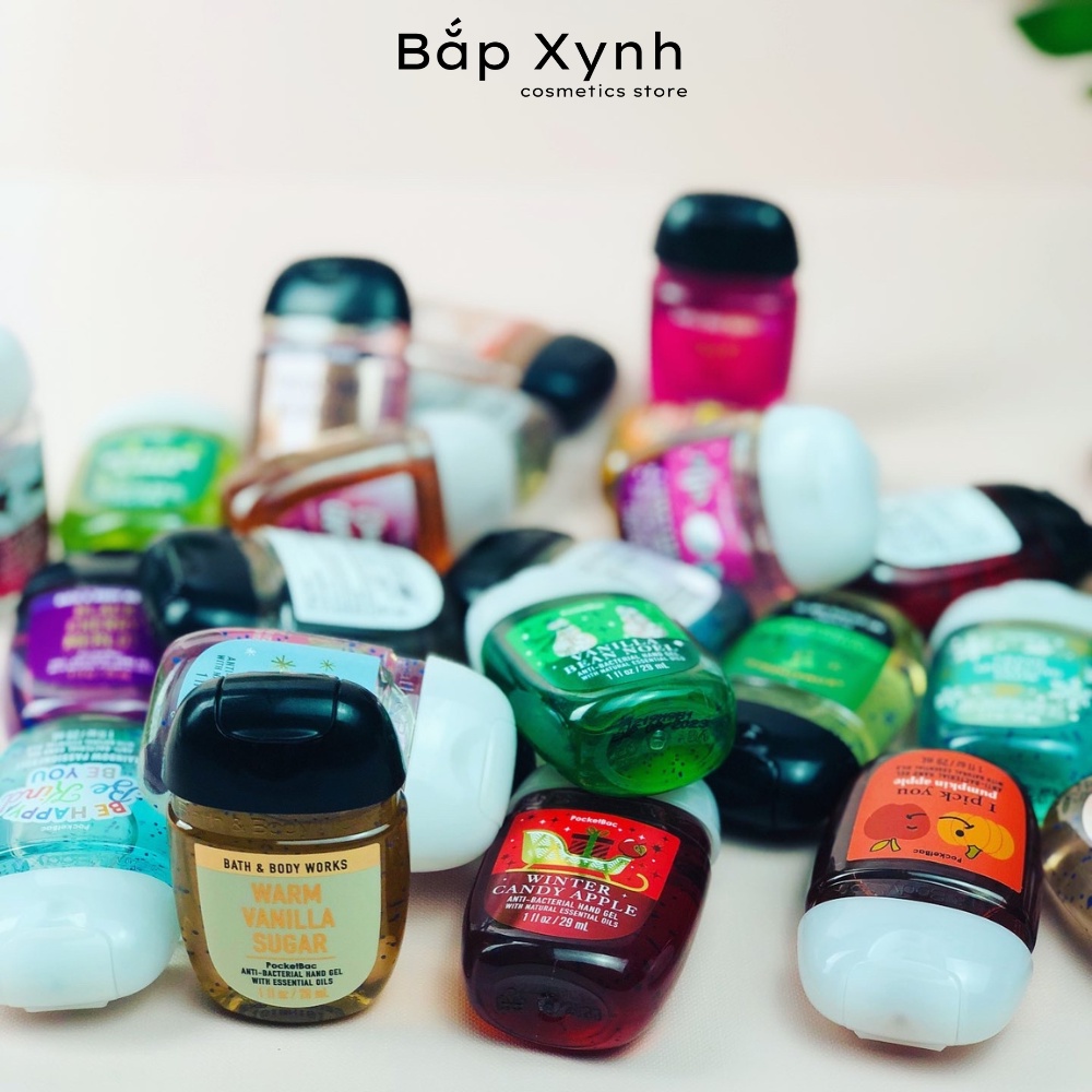 Gel rửa tay khô hương nước hoa sạch khuẩn, lưu hương lâu chính hãng Bath and Body Works Mỹ