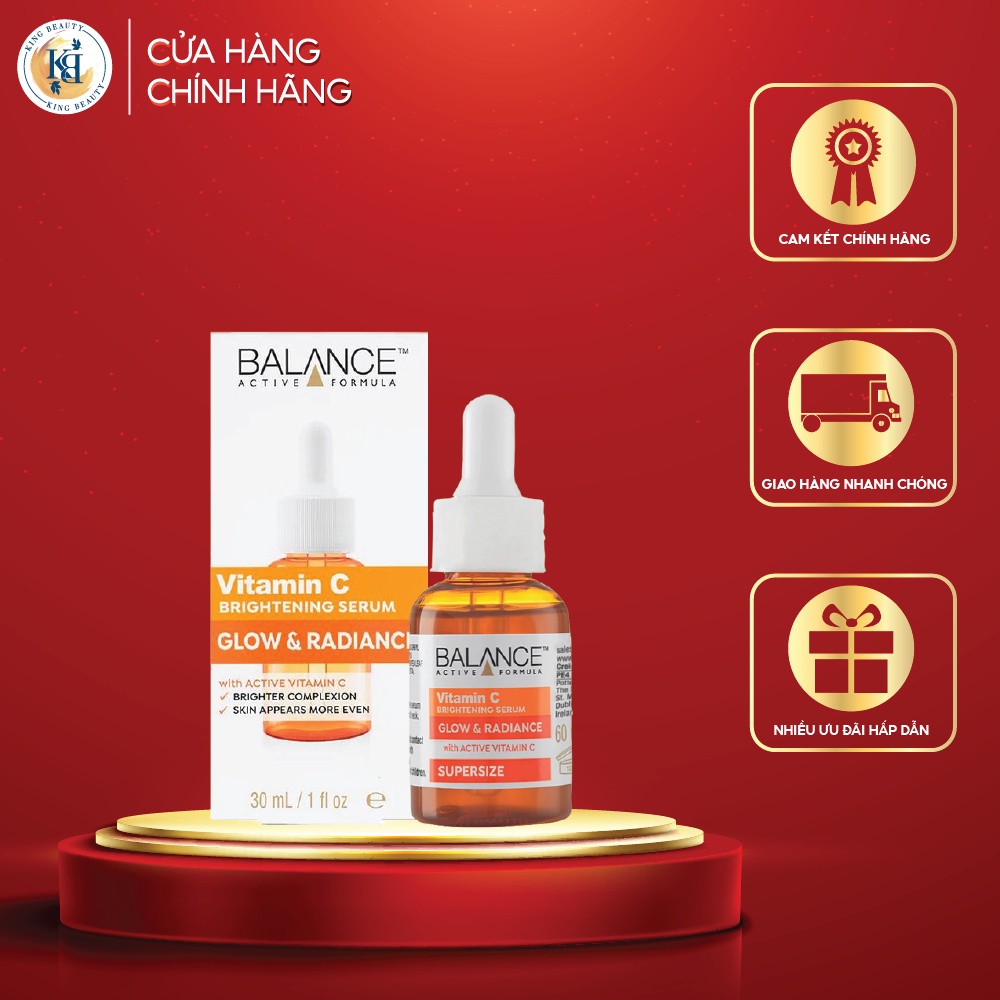 Serum Dưỡng Sáng Da, Mờ Thâm Balance Active Formula Vitamin C Brightening Serum 30ml