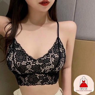 Áo bra ren katun,áo bra nâng ngực 2 dây có đệm không gọng cài sau 🎀