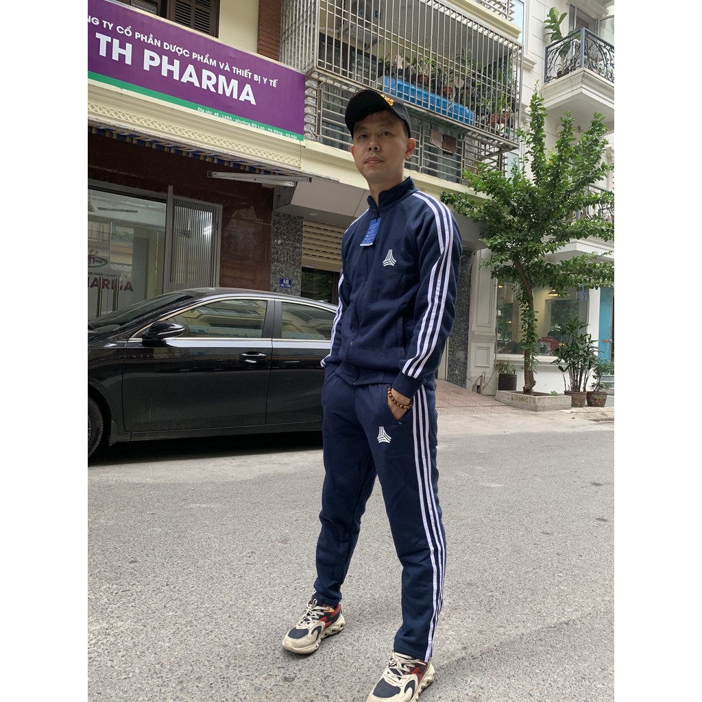 Bộ Quần Áo Nỉ Nam Cao Cấp Có Khóa - BN18