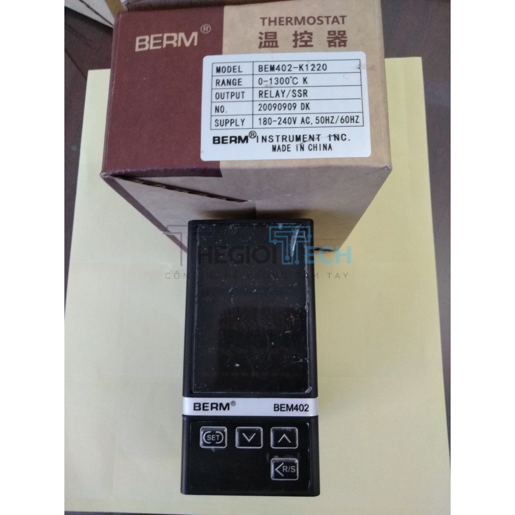Đồng hồ nhiệt độ 0-1300 độ BEM402( Output relay/ssr }