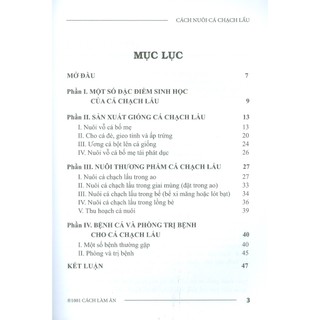 Sách - Cách Nuôi Các Chạch Lấu