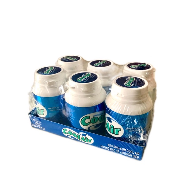 Kẹo nhai Sing-gum CoolAir 6hũ/lốc (58,4g)